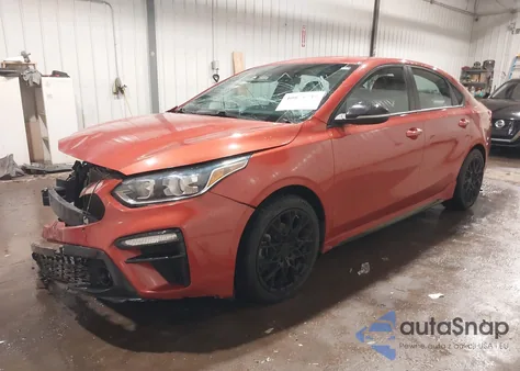 2020 Kia Forte Gt-Line z USA, uszkodzony, nr VIN 3KPF34AD0LE199282
